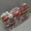 100ct Christmas Ball Ornaments Set - Assorted Shatterproof Hanging Tree Ornament Set with Reusable Hand-held Gift Package for Xmas Tree Holiday Party and Home Decor (Red)