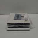 PRANDOM Leather Foldable Cube Storage Bins 13x13 inch [4-Pack] Fabric Storage Baskets Cubes Drawer with Cotton Handles Organizer for Shelves Nursery Closet Bedroom Clothes Cream