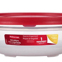 Rubbermaid Easy Store 4.55 cups Clear Food Container and Lid (Pack of 4)