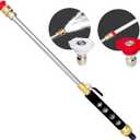 Jet Nozzle for Garden Hose Power Washer Wand Hydro Jet High Pressure Washer Tools with 2 Different Nozzles and Hose Quick Connectors 2-in-1 Hydro Jet Nozzle for Car Washing, and Versatile Cleaning