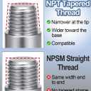 24ft Total Fiberglass Chimney Cleaning Kit Rods for 1/4"NPT Brush, 3ft×8Pcs