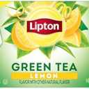 Lipton Lemon Green Tea Bags, Flavored, Unsweetened Teabags for Hot Tea or Iced Tea with Caffeine and Flavonoids, 20 Total Tea Bags, Set of 6 (BB: September 8, 2025)