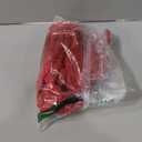 Canlierr 6 Pcs Knitted Large Red Christmas Bows 18in Big Crochet Christmas Tree Bow Neutral Ribbon Bow Hanging for Tree Topper Winter Party Wreath Garland Fireplace Holiday Decorations