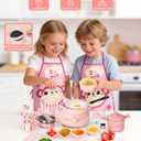 Kid Cooking Sets Real for Mini Kitchen,42 PCS Real Kitchen Tools for Food Making Age 8 9 10 11 12 Boys Girls Complete Junior Cooking Set & Educational Toys