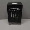 10 Year Anniversary Champagne Flutes Set of 2, 10th Anniversary Wedding Gift for Couple, Him, Her, Wife, Husband, Women, Men, 10th Anniversary Decorations Gift