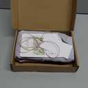 ATLINIA Linen Pillow Cases Standard Sham - 20 x 26 Inch Bed Pillow Protector Cover Set of 2 Bedding Cooling Neutral Pillowcase Shams Light Grey