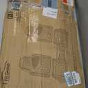 FH Group Car Floor Mats - Heavy-Duty Rubber Floor Mats for Cars, Universal Fit Full Set, Trimmable Automotive Floor Mats, Climaproof Floor Mats for Most Sedan, SUV, Truck Floor Mats Red