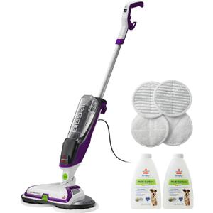 BISSELL SpinWave Pet Hard Floor Corded Spin Mop Cleaner with Washable mop Pads for Sealed Hard Floors, 20399