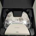 ManbaOne Interactive Screen Wireless Gaming Controller for PC/Switch/Switch 2/iOS/Android,Hall Effect Stick & Trigger,RGB Lighting,Remappable Buttons,1800mAh with Charging Dock (White)