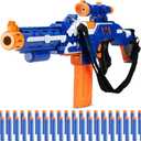 Automatic Toy Foam Blasters Kids - Electric Soft Dart Launcher Set with Scope and Shoulder Strap - Premium Blaster Toys Playset for Boys, Girls, Kids, and Adults - Includes 40 Soft Darts New Version