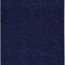 Garland Rug Ivy 3 ft. x 8 ft. Area Rug Navy Floral Solid Color Area Rug - Durable, Stylish, and Soft Rug for Living Rooms, Hallways, Bedrooms, and High-Traffic Areas