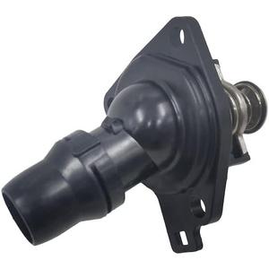 Engine Coolant Thermostat Housing Assembly - Compatible with 2003-2012 Honda Accord 2.4L 4-Cylinder