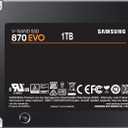 Samsung 870 EVO SATA III SSD 1TB 2.5 Internal Solid State Drive, Upgrade PC or Laptop Memory and Storage for IT Pros, Creators, Everyday Users, MZ-77E1T0B/AM