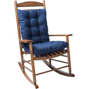 1 Pack Patio Chair Cushion, Rocking Chair Cushion Overstuffed Seat Back Cushion Pad for Outdoor Indoor, Navy Blue