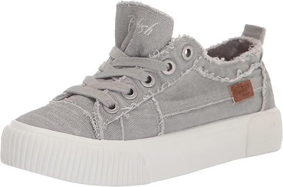 Blowfish Kids Play Malibu Fashion Sneakers Sweet Grey Smoked 16oz Canvas Size 12 US