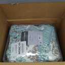 Madison Park Daybed Cover Set - Double Sided Quilting Casual Design, All Season Bedding with Bedskirt, Matching Shams, Decorative Pillow, 75"x39", Diamond Aqua 6 Piece