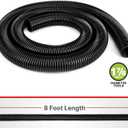 Shop-Vac Premium Universal Hose Plastic 8'X 1-7/8", Vacuum Hose Compatible with Rigid, Dewalt, Husky, Craftsman, Bauer, Masterforce Vacuum Cleaners