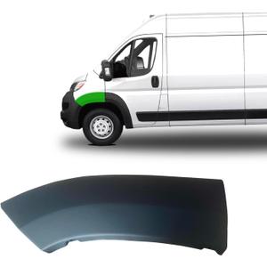 Front Top Wheel Opening Flare Trim Molding Panel Black Fits For RAM ProMaster 1500 ProMaster 2500 ProMaster 3500 Cargo Van 2023 2024 (Left Driver Side)