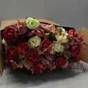 Geosar 16 Pcs Rose Artificial Flowers Fake Flowers Bouquet 21 Heads Silk Faux Floral Bundles with Stem for Home Bridal Wedding Arrangements Table Centerpieces Party Decor (Mixed Colors)