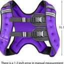 Prodigen Weighted Vest for Women and Men 8 12 16 20 25 30 Lbs with Reflective Stripe and Double Adjustable Buckle Straps Weight Vests for Strength Training, Jogging, Cardio, Weight Loss
