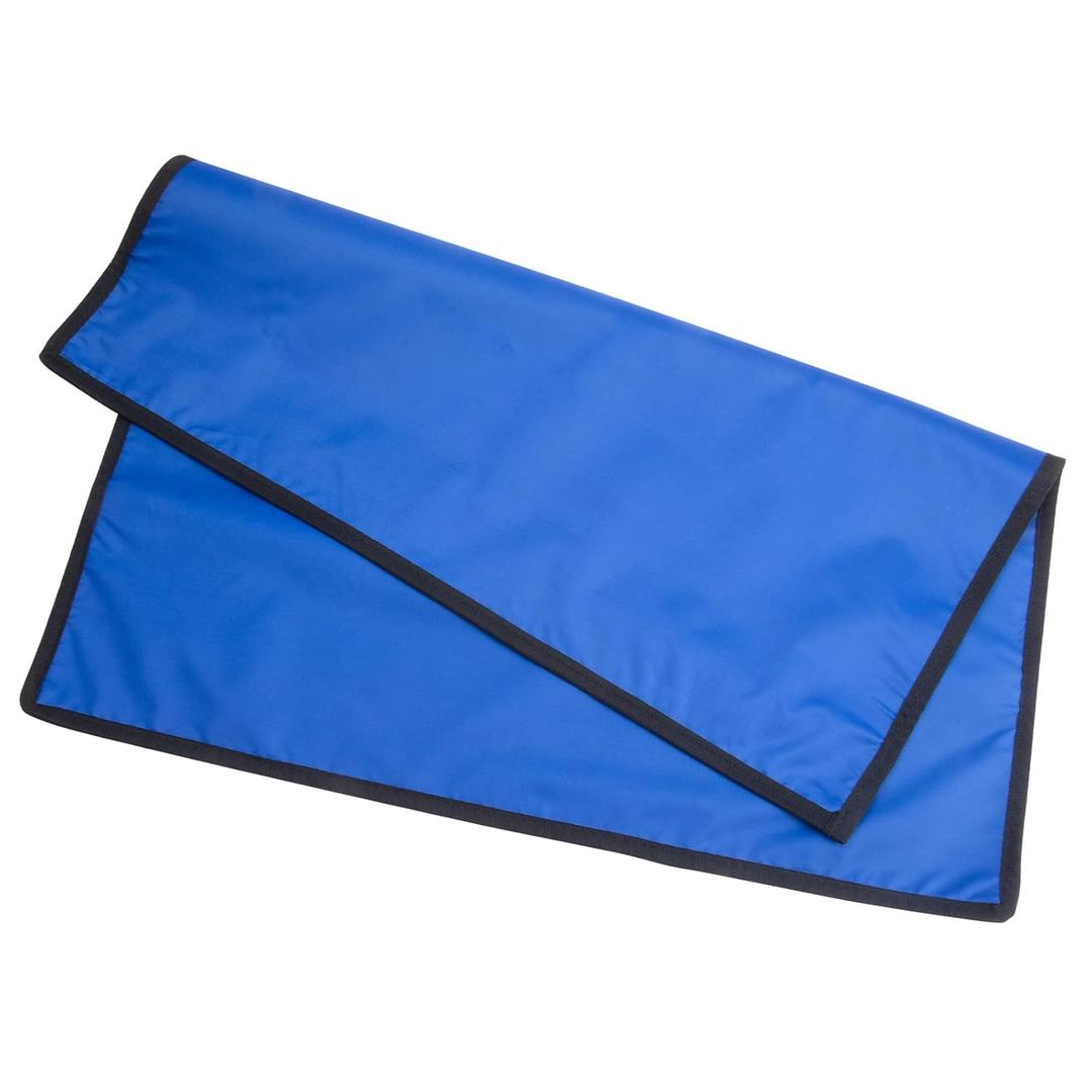 ANNWAH Lead Xray Blanket 0.5mmpb - Dental Xray Shielding Blanket - Lead Lined XRay Protection Blanket Shield Small Size 24"*24" Blue Color