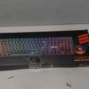 Redragon Mechanical Gaming Keyboard Wired, 11 Programmable Backlit Modes, Hot-Swappable Red Switch, Anti-Ghosting, Double-Shot PBT Keycaps, Light Up Keyboard for PC Mac (RGB LED)