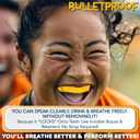 Bulletproof Braces Mouthguard Worlds Thinnest & Strongest Sports Mouth Guard for Braces! Basketball Football Lacrosse Wrestling Hockey Rugby BJJ MMA Boxing Mouthpiece Adult Youth & Kids
