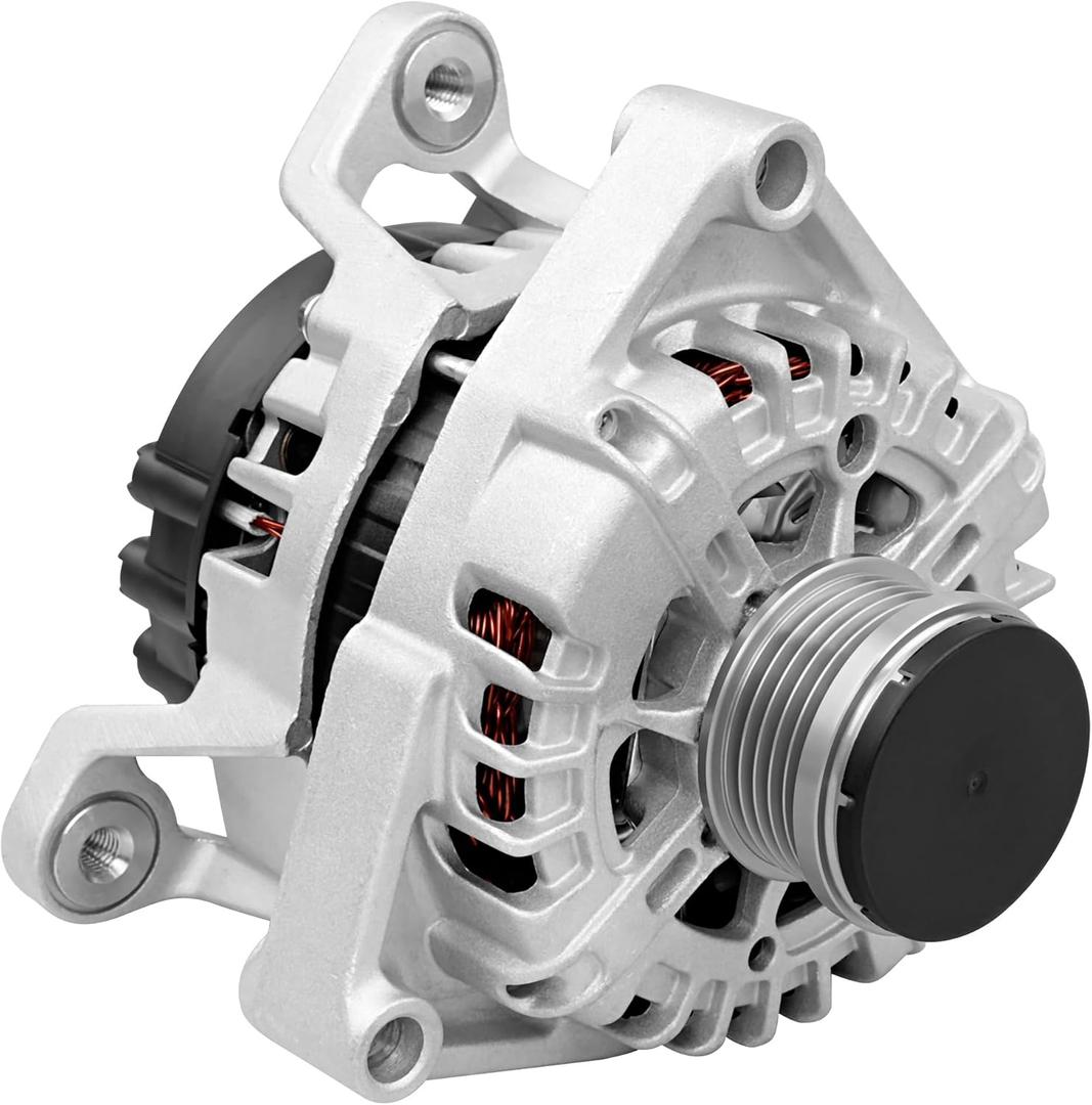 12V Alternator Compatible with Chevy Cruze 2012-2015 L4 1.4L, Cruze Limited 2016 L4 1.4L, Replaces for 13597227 13581891 13588290 11654 11654N, 130A 5-Groove Clutch Pulley