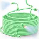 CARPATHEN Misters for Outside Patio with Flexible Rod Nozzles, 75 ft, Black