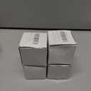 VicizeRecht Fuel Pressure Gauge, 1/8 NPT Brass Back Mount, Shock-Proof Glycerin Filled, Measure Water, Air, Hydraulic Pressure, 0-8 kg/cm Range, Set of 4