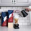 La Colombe Bleu Organic Dark Roast Whole Bean Coffee - Notes of Cocoa, Macadamia & Sweet Cream, 5 Pound (Pack of 1) (EXP 06/27/26)