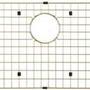 Starstar Sinks Protector Matte Gold 304 Stainless Steel Kitchen Sink Bottom Grid, Rack (29 x 15)