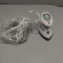 BEAUTURAL Mini Travel Steam Iron for Clothes with Dual Voltage, Temperature Control, Non-Stick Soleplate and Cord Storage, Ideal for Sewing, Quilting and Handcraft (White)