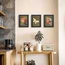 Abtgt Ornate Vintage Style 5x7 Picture Frame, Made of Tempered Real Glass for Tabletop or Wall Mount, 5x7 Photo Frame for Home Decor, Black