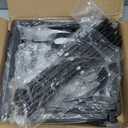 Garage Ball Storage Wall-Mounted & Floor Sports Equipment Organizer: Sports Ball Rack with Elastic Rope, Holder for Basketball, Soccer, Volleyball, Football, Garage, Gym, Black(Patent Pending) (Small)