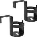 2-Pack Car Cup Holder, Waterproof and Durable, Portable Multifunction Automotive Cup Storage Accessories, Universal for Most Cars, Shockproof Scratchproof Side Window Seat Armrest Cup Holder (Black)