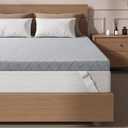 Sleepmax Firm Mattress Topper Queen Size 3 Inch - Extra Firm Memory Foam Bed Topper for Back Pain Relief - Cooling Mattress Pad for All Body Shapes - Non-Slip Deluxe Cover, CertiPUR-US Certified, 2 Pack