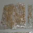 12pcs Pearl String, for Wedding Centerpiece, Vase Filler and Decor for Floating Candles (Champagne Gold)