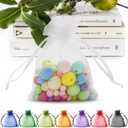 ANZNKU 50PCS White Organza Bags 3x4, Small Gift Bags Bulk for Sachet Jewelry Candy Treat, Mini Mesh Bag Drawstring for Wedding Bridal & Baby Shower, Party Favor Bag for Valentines Mothers Day Birthday