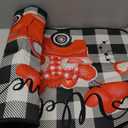 Zhanmai Valentines Day Welcome Mats Buffalo Plaid Doormat Red Heart Welcome Mat Indoor Entrance Cute Decorative Outdoor Doormats Non Slip Outside Door Mat for Valentines Day Rugs, 16 x 28