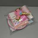 Unicorn Birthday Decorations, Unicorn Party Supplies for Girls Birthday - Party Backdrop Bday Balloons Kit Headband Cake Cupcake Toppers Wrappers Banner Tattoos Plates Cups Napkins Straws Favor Bags