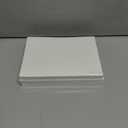 Hamilco White Linen Cards and Envelopes - Flat 5" x 7" Cardstock Paper 80lb Cover 50 Pack