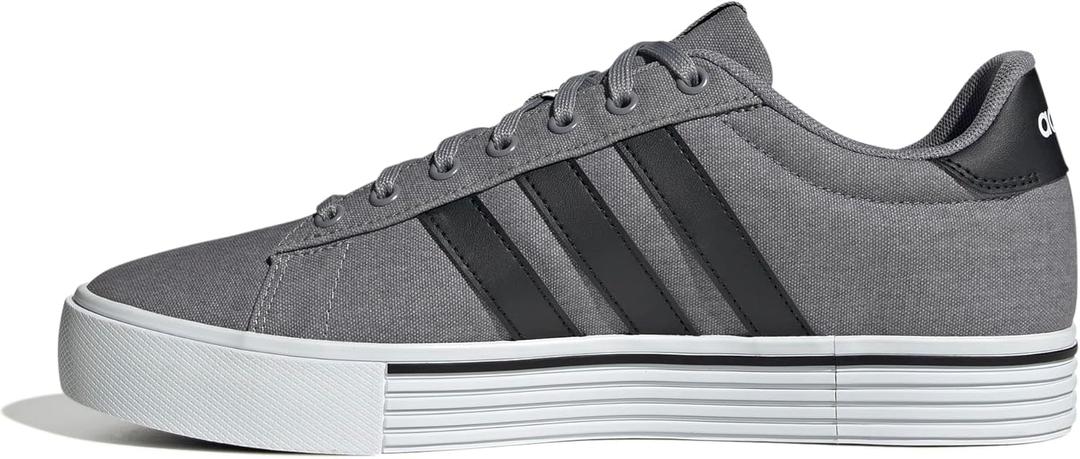 adidas Men's Daily 4.0, Grey/ Black/ White, 9.5
