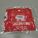 Baby Boys Girls Mommy Is My Valentine Outfit Set Heart Long Sleeve Pants Set (Red)