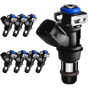 Fuel Injectors Fit For Chevy: Silverado/Express/Tahoe/, 1500 2500 3500, Fit For GMC: Sierra/Yukon (XL)/Savana, Fit For Cadillac: Escalade, V8 4.8L/5.3L/6.0L/6.2L 2005-2009, #12580681(8 Pcs)