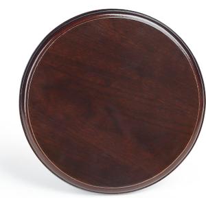 Falling in Art Wood Round Base-Hand Casting Structure Base, DIY Crafts, Keepsake Display, Art Exhibition, Home Decoration, 7''