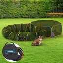 Outdoor Cat Enclosure - Portable Catio Playground for Cat Run, Kitty and Small Animals - Tent & Tunnels for Outside and Indoor Play (Tent Enclosure with Play tunnel)