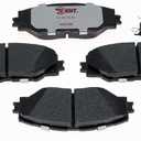 Raybestos Element3 EHTTM Replacement Front Ceramic Brake Pad Set for Select Pontiac Vibe, Scion iM/tC and Toyota Corolla/Matrix/Mirai/RAV4 Model Years 