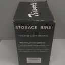 Tiawudi 8 Pack Plastic Storage Bins, Clear Pantry Organizers and Storage Containers, Multi-Use Organizer Bins for Kitchen, Bathroom, Office, Shelf, Fridge, Home Edit and Cabinet Organizers