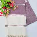 Throw Blanket,Turkish Luxury Warm Bed Blanket All Season Lightweight Blankets for Sofa,Machine Washable Blankets Fleeces XL (Cherry)